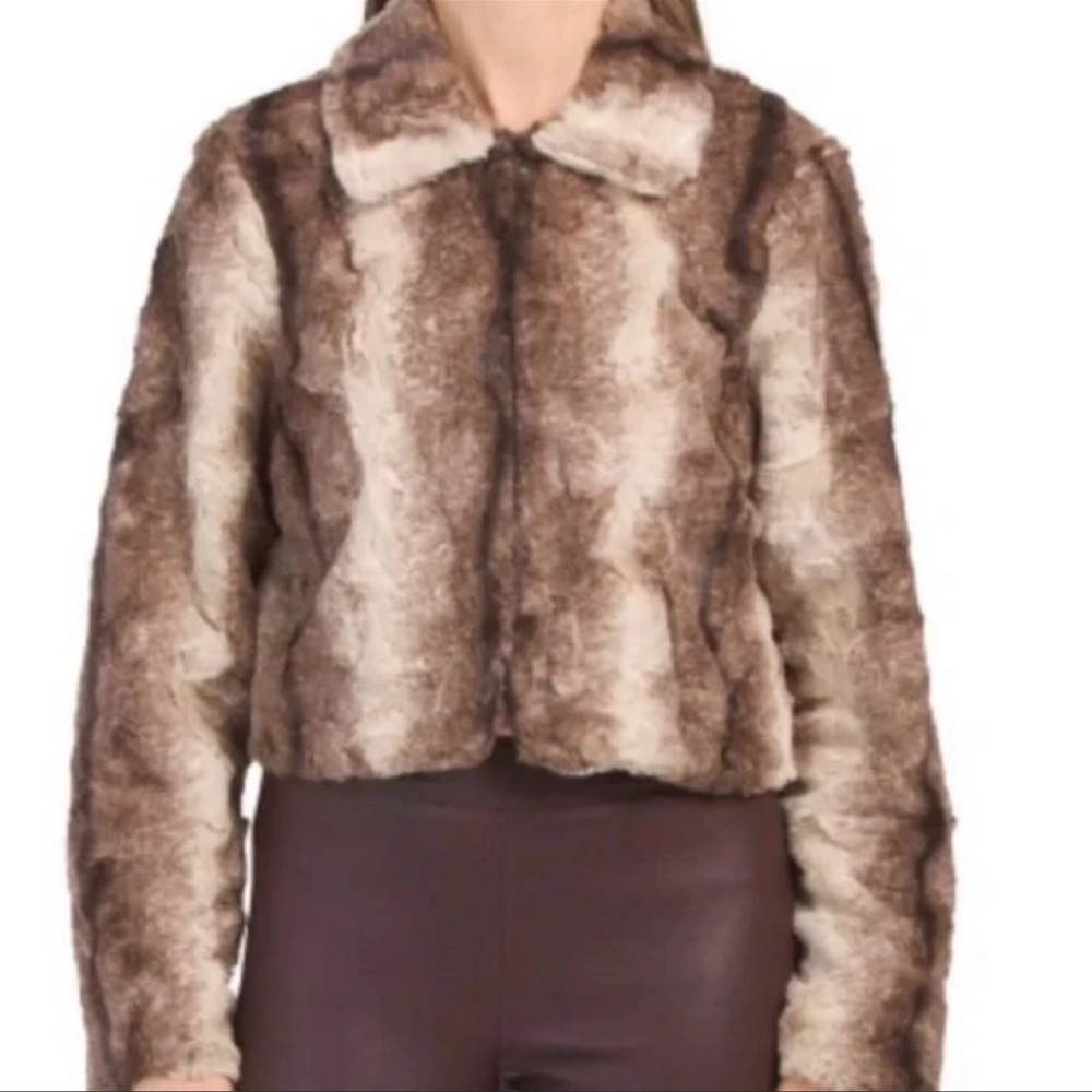 Faux fur coat